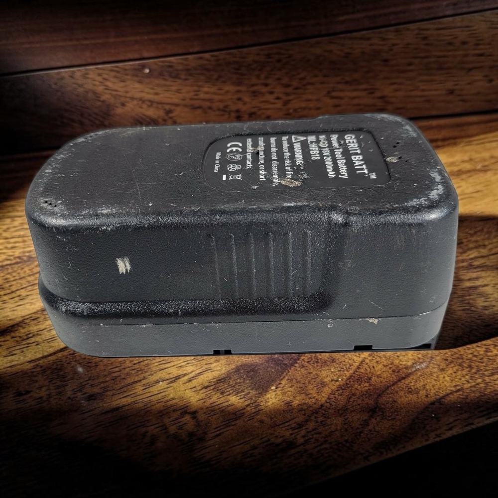 Gerit Batt Power Tool Battery 18V Black Good ML:HPB18 2000mAh TESTED Scuffed